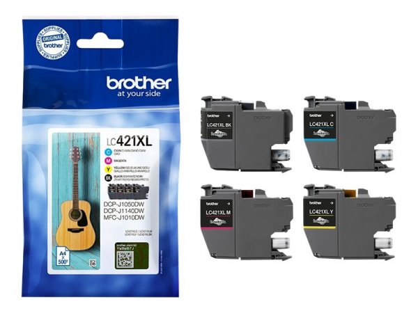 Brother LC421XL - 4-pack - XL