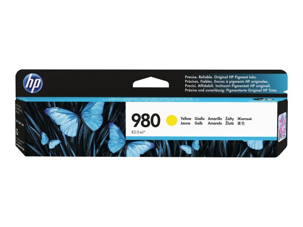HP Cartuccia originale inchiostro giallo 980 - Resa standard - Inchiostro a base di pigmento - 6600