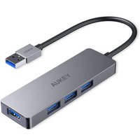 AUKEY CB-H36 Aluminium HUB USB-A| Ultra Slim| 4in1| 4xUSB 3.0| 5Gbps - Hub - 5 Gbps