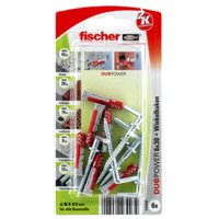 fischer DUOPOWER 6 x 30 - Screw & wall plug kit - Concrete - Grey - 3 cm - 6 mm - 4 cm