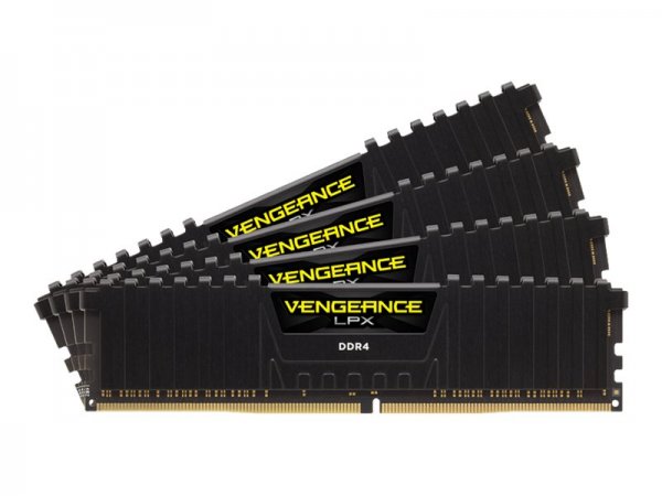 Corsair Vengeance LPX 64GB DDR4-2400 - 64 GB - 4 x 16 GB - DDR4 - 2400 MHz - 288-pin DIMM - Nero