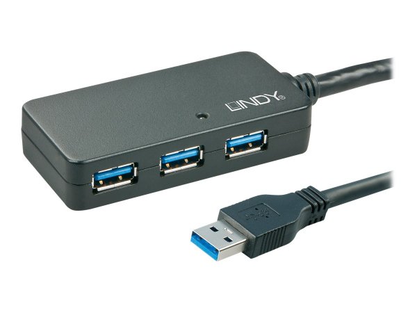 Lindy 43159 - USB 3.2 Gen 1 (3.1 Gen 1) Type-A - 5000 Mbit/s - 10 m