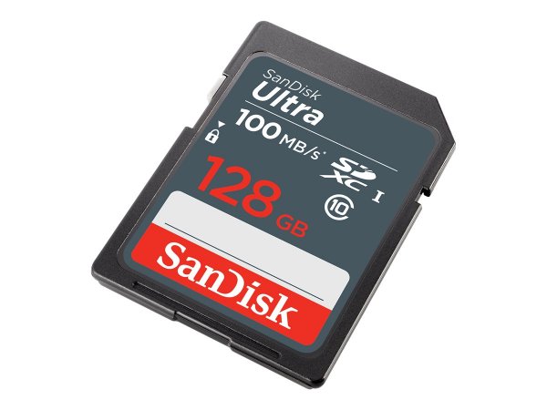 SanDisk Ultra - 128 GB - SDXC - UHS-I - 100 MB/s - Nero