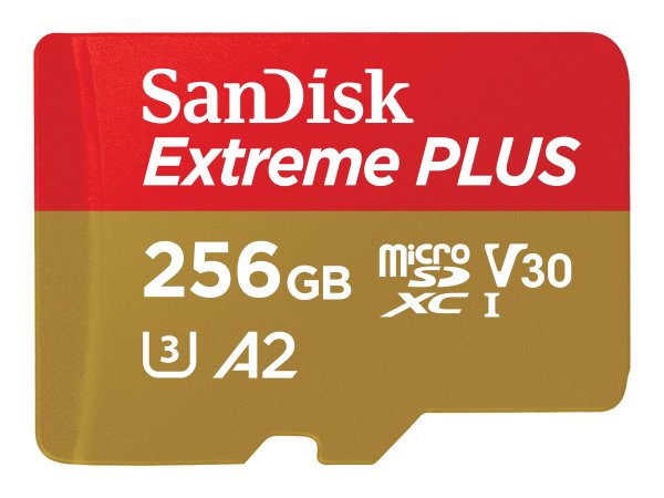 SanDisk Extreme Plus microSDXC 256GB - Extended Capacity SD (MicroSDHC)