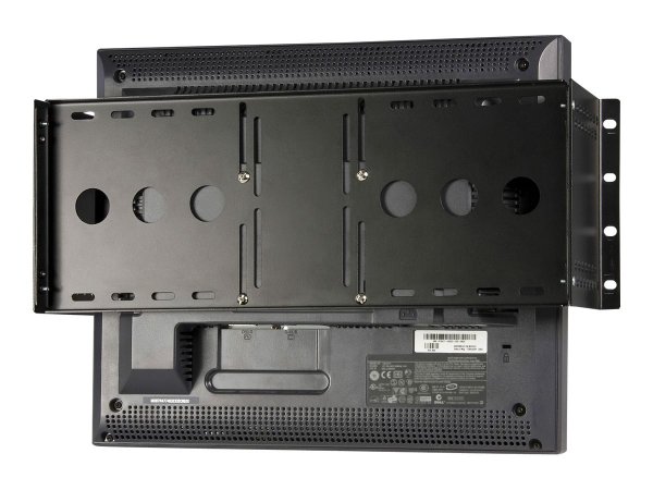 StarTech.com Staffa di montaggio universale per monitor LCD VESA per rack 19'' o armadi - Staffa di