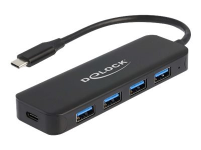 Delock USB Type-C Hub 4 Port 3.2 Gen 1 mit Power Delivery 85 Watt