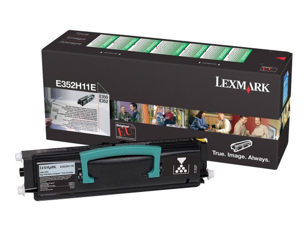 Lexmark E352H11E - 9000 pagine - Nero - 1 pz