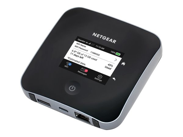 Netgear AIRCARD MOBILE ROUTER - Router di rete cellulare - Nero - Portatile - LCD - 6,1 cm (2.4") -