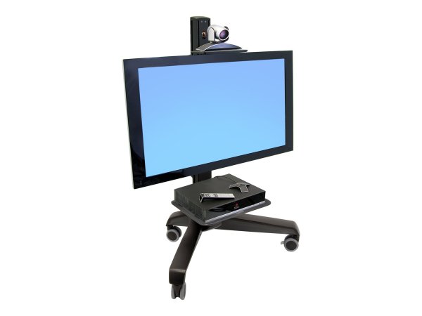 Ergotron Neo-Flex Mobile MediaCenter UHD - Carrello multimediale - Nero - Pannello piatto - 54,5 kg
