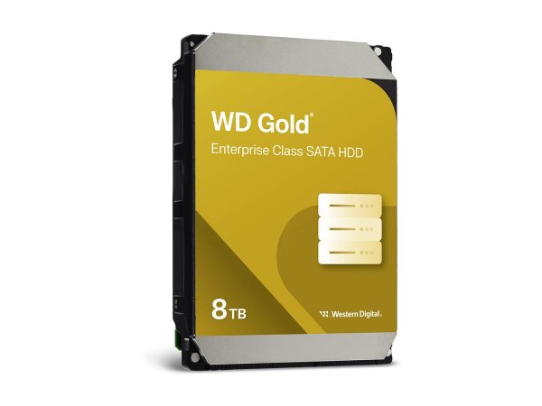WD Gold 8TB SATA 256MB 3.5" - Disco a stato solido - Serial ATA
