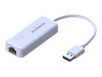 Edimax EU-4306 - USB 3.2 Gen 1 (3.1 Gen 1) Type-A - 5000 Mbit/s - Bianco - LAN - Potenza - USB - FCC