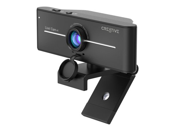 Creative Labs Creative Webcam Live Cam Sync 4k 2xMikrofon&Abdeckung - Webcam