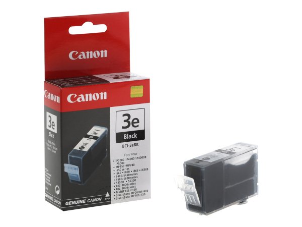 Canon PIXMA BCI-3eBK - Cartuccia di inchiostro Originale - Nero - 27 ml