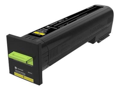 Lexmark Yellow - original - toner cartridge LCCP, LRP, Lexmark Corporate