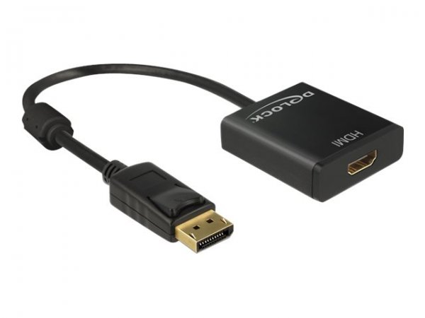 Delock 62607 - 0,2 m - DisplayPort - HDMI tipo A (Standard) - Maschio - Femmina - Oro