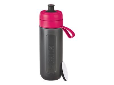 BRITA 072230 - Bottiglia per filtrare l'acqua - 0,6 L - Nero - Rosso