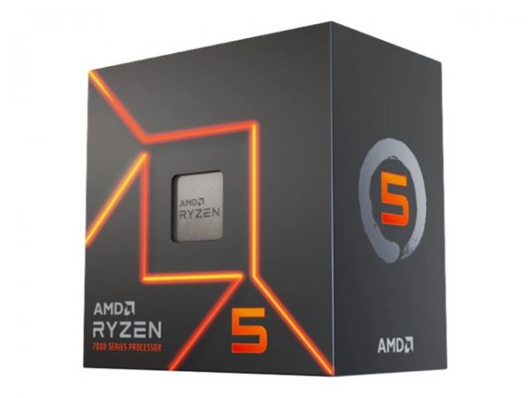 AMD Ryzen 5 7600 - AMD Ryzen™ 5 - Presa di corrente AM5 - 5 nm - AMD - 3,8 GHz - 5,1 GHz