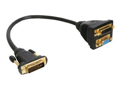 InLine DVI-Adapter - DVI-I (M) zu DB-15, DVI-I (W)