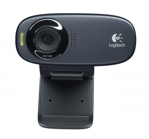 Logitech C310 Webcam HD 720p/30fps- 5 MP - Widescreen - USB - Nero - Clip