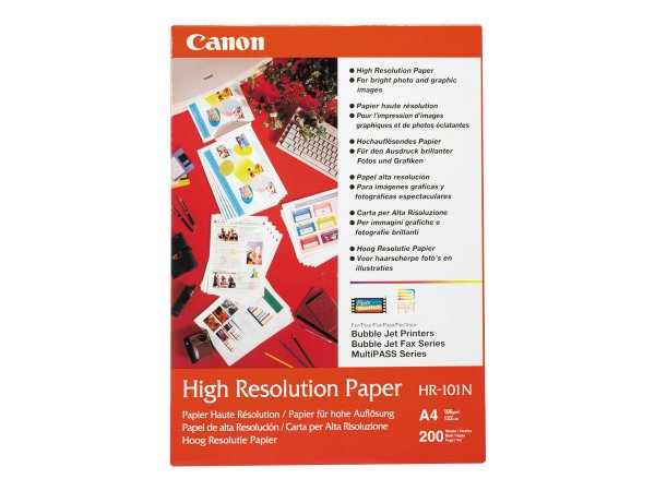 Canon Carta per alta risoluzione HR-101N A4 - 50 fogli - 110 g/cm2 - 50 fogli