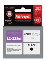 Activejet AB-223BN - Kompatibel - Tinte auf Pigmentbasis - Schwarz - Brother - Einzelpackung - Broth