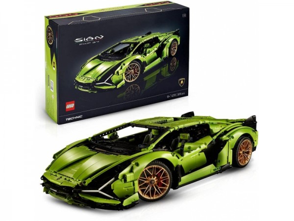 LEGO Technic 42115 Lamborghini Sián FKP 37, Set con Auto Sportiva, Macchina da Costruire per Adulti
