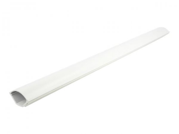 Delock 20714 - Gestione cavo - Bianco - PVC - Nastro adesivo - 1 m - 43 mm