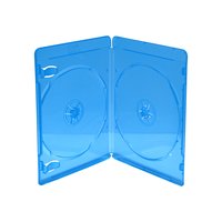 MEDIARANGE BOX39-2-50 - Custodia Blu-ray - 2 dischi - Blu - Trasparente - Plastica - 120 mm - Antipo