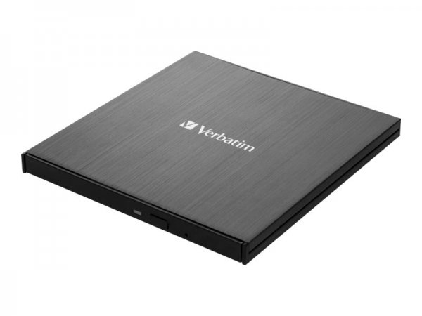 Verbatim 43886 Masterizzatore CD/DVD Esterno - USB 3.2 Gen1 Type-C - Nero - Vassoio - Desktop/Notebo