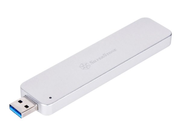 SilverStone Mobile Series MS09 - Speichergehäuse - M.2 Card - USB 3.1 (Gen 2)