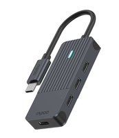 Rapoo USB-C Hub auf USB-C grau 00217696 - Corsa