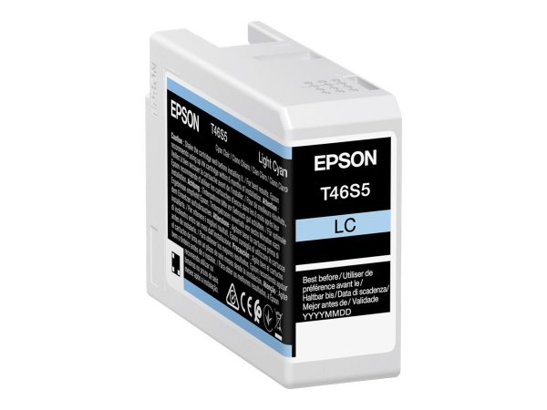 Epson T46S5 - 25 ml - hell Cyan - original - Tintenpatrone