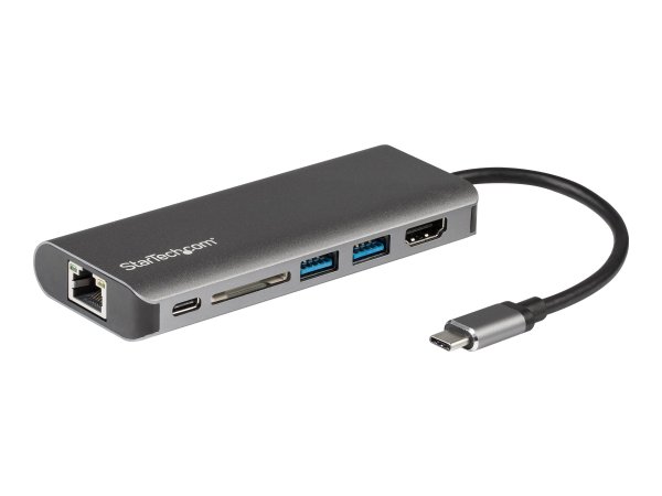 StarTech.com Adattatore Multiporta USB C - Dock USB-C Portatile con HDMI 4K - Hub 3x USB 3.0 - SD/SD