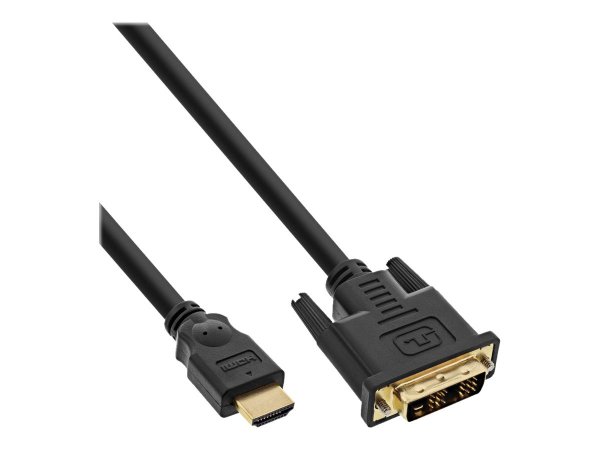InLine Adapterkabel - DVI-D männlich zu HDMI männlich