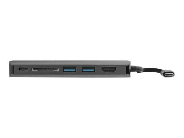 StarTech.com USB C Multiport Adapter mit HDMI - 4K - Mac/ Windows - SD Kartenleser - USB C zu USB 3.