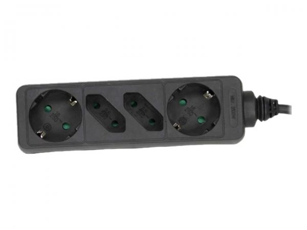 InLine Power strip - output connectors: 4