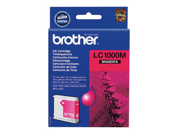 Brother LC LC1000M - Cartuccia di inchiostro Originale - Magenta - 9 ml