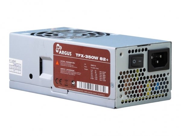 Inter-Tech TFX-350W - 350 W - 110 - 240 V - 50 - 60 Hz - 4 - 8 A - Attivo - 26,4 W