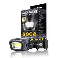 everActive HL150 - Torcia a fascia - Nero - Pulsanti - COB LED - 1 lampada(e) - 3 W