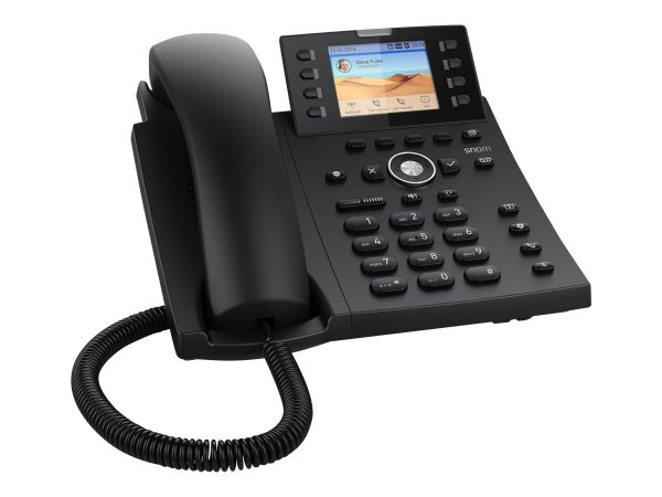 Snom D335 - IP Phone - Nero - Cornetta cablata - TFT - 320 x 240 Pixel - Gigabit Ethernet