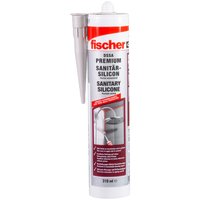 fischer 512208 - 310 ml - Sigillante in silicone - Adatto per uso interno - Grigio - 1 pz