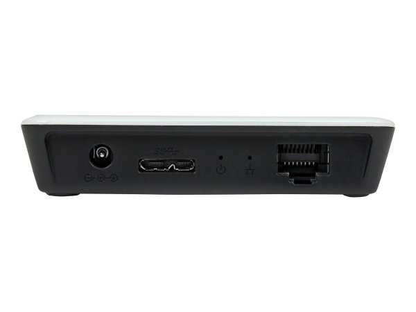 StarTech.com Adattatore di rete NIC USB 3.0 a Ethernet Gigabit con 3 porte hub - Bianco - Cablato -