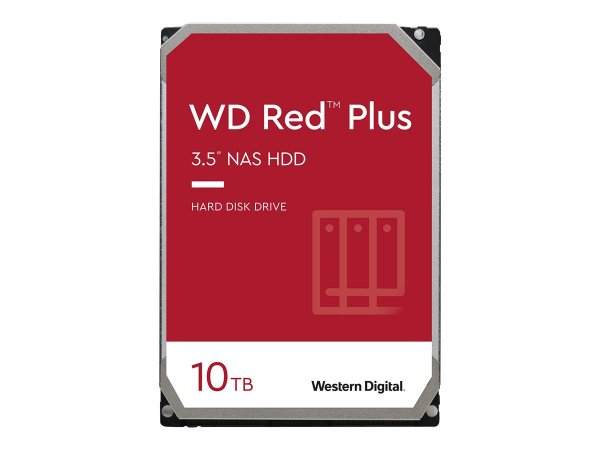 WD Red Plus - 3.5" - 10000 GB - 7200 Giri/min