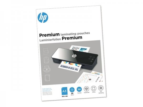 HP Laminierfolien Premium A3 80 Micron 50x