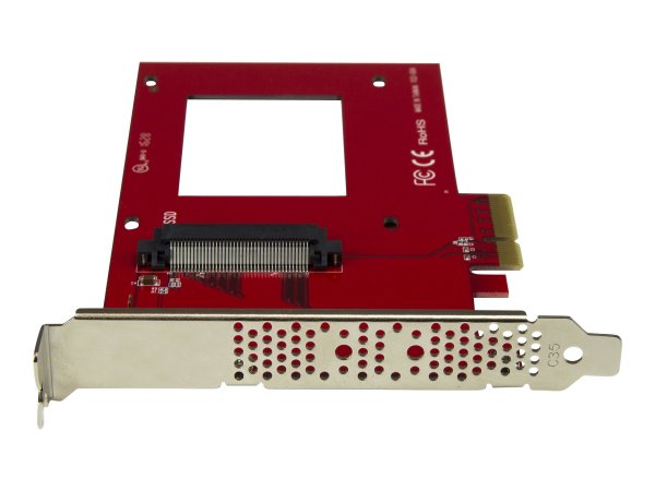 StarTech.com Scheda Adattatore PCI Express ad U.2 NVMe SSD - SFF-8639 da 2,5" PCIe 3.0 x4 - PCIe - U