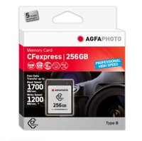 AgfaPhoto CFexpress Professional - 256 GB - CFexpress - NAND - 1700 MB/s - 1200 MB/s - Resistente al