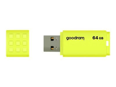 GoodRam UME2 - 64 GB - USB tipo A - 2.0 - 20 MB/s - Cuffia - Giallo