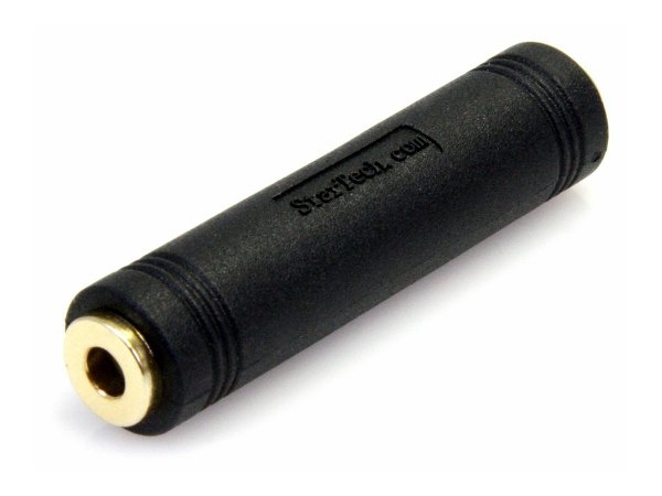 StarTech.com 3.5mm Adapter - 3.5mm - 3.5mm - Nero