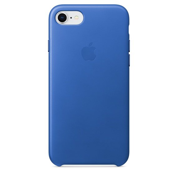 Apple iPhone 8 / 7 Leder Case - Electric Blau