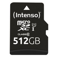 Intenso microSD 512GB UHS-I Perf CL10| Performance - 512 GB - MicroSD - Classe 10 - UHS-I - Class 1